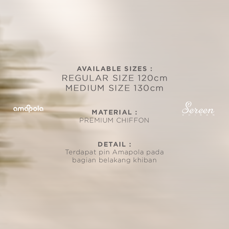 AMAPOLA LABEL - Sereen Khiban - Khimar Bandana NEW COLOR - Image 6