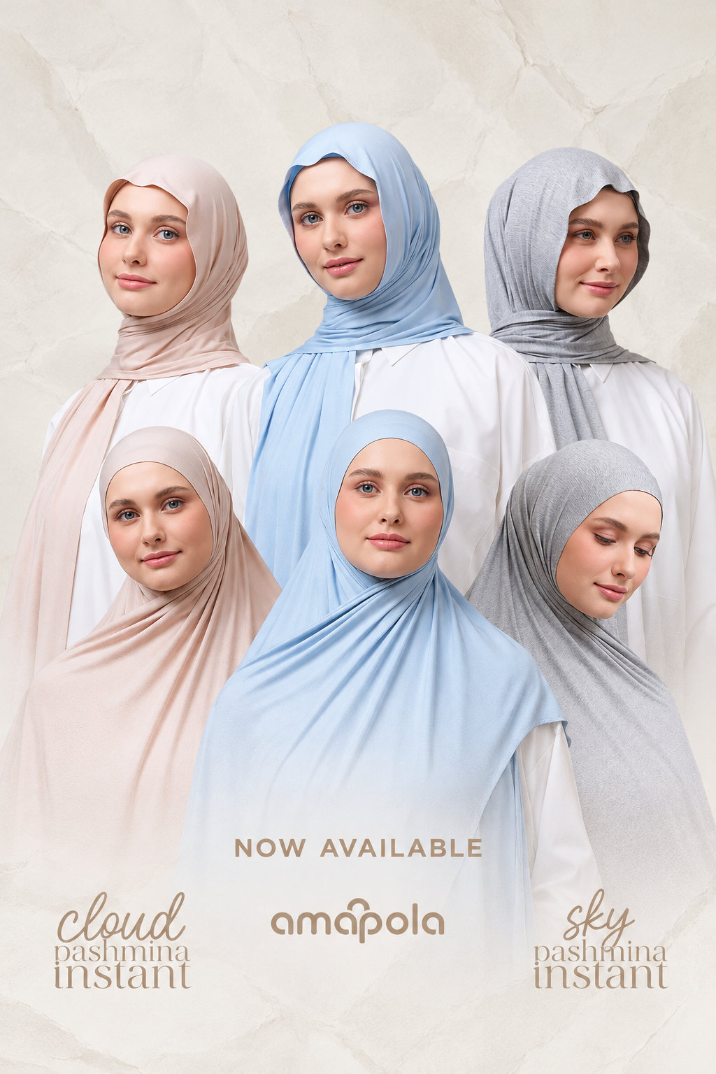Banner Pastel Pashmina Hijab Collection Mobile